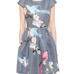 Ted Baker Bird Dress Size 3 US 8